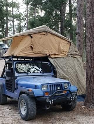 Took the old girl camping Jeep Wrangler YJ Forum