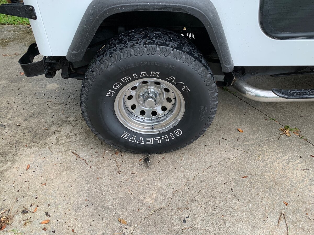 Jeep Lug Pattern Size