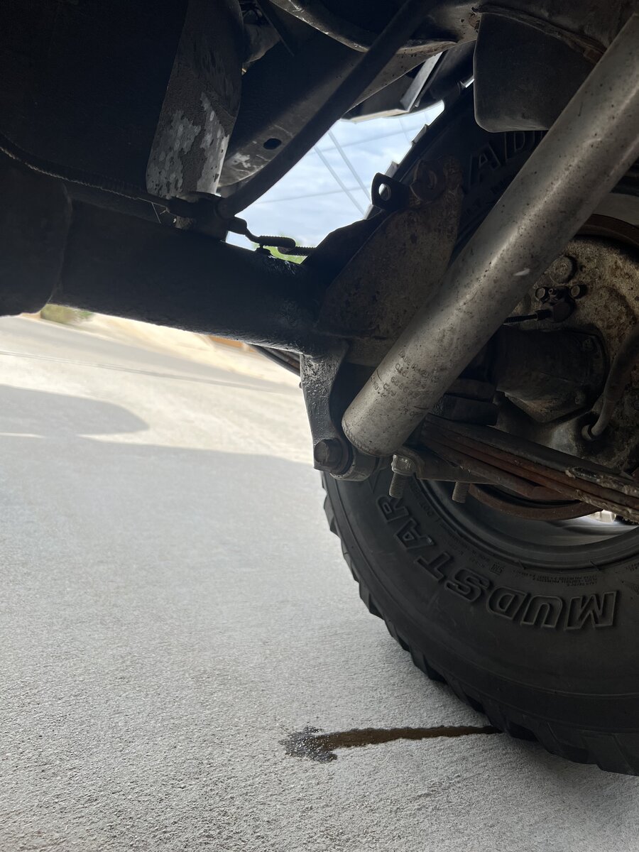 Rear axle leak Jeep Wrangler YJ Forum