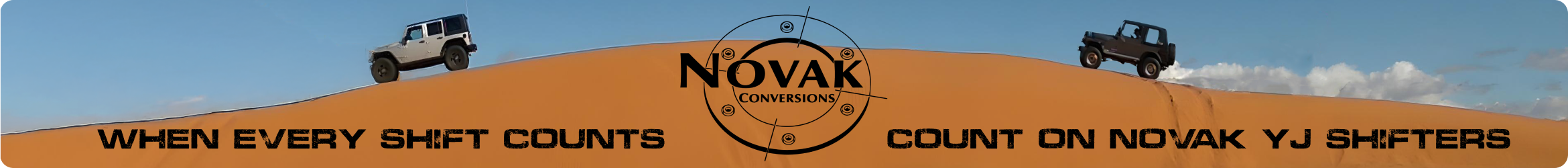 Novak Conversions Jeep Wrangler YJ shifters